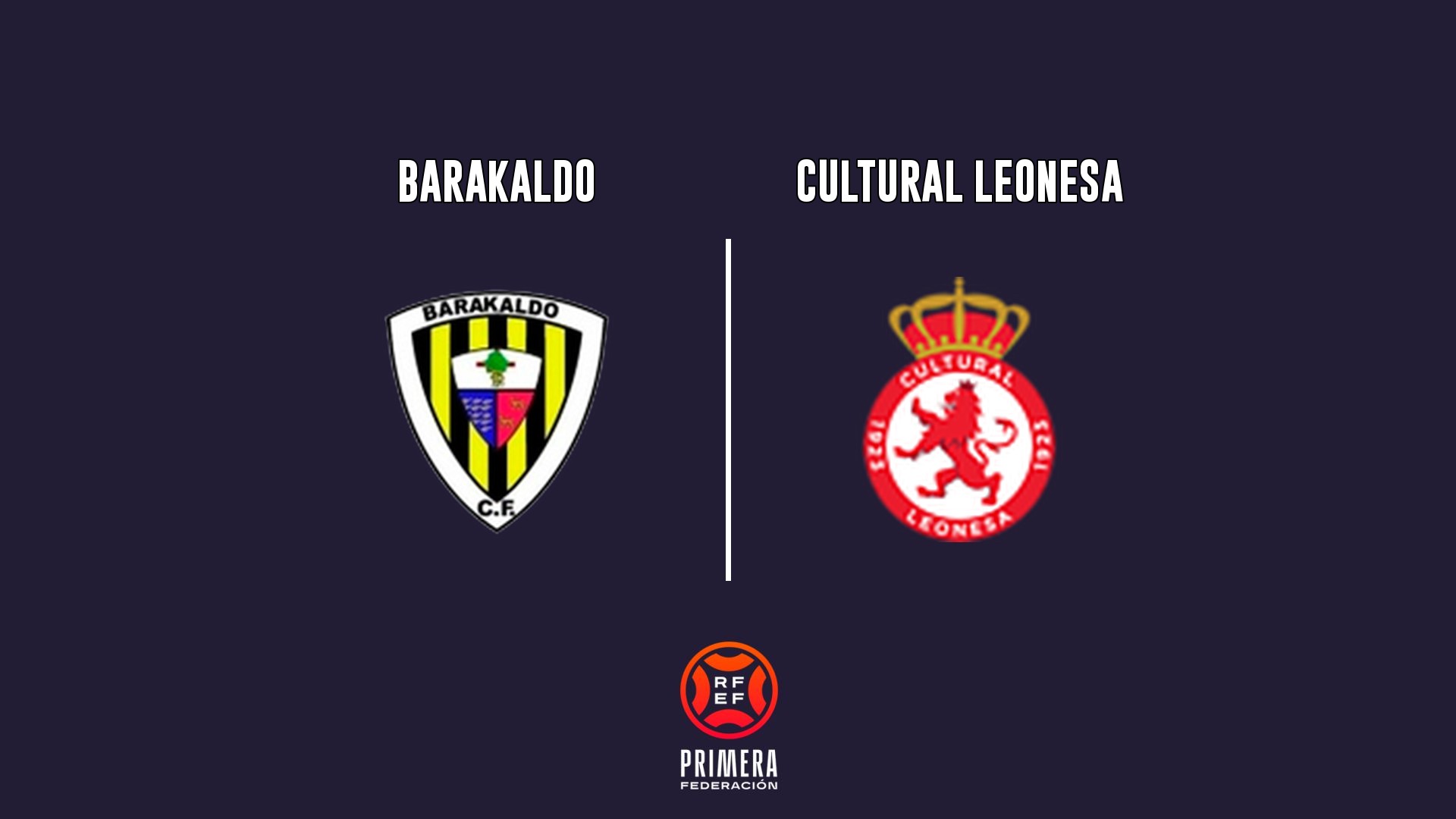 Cartel del partido Cultural Leonesa vs Cultural Leonesa