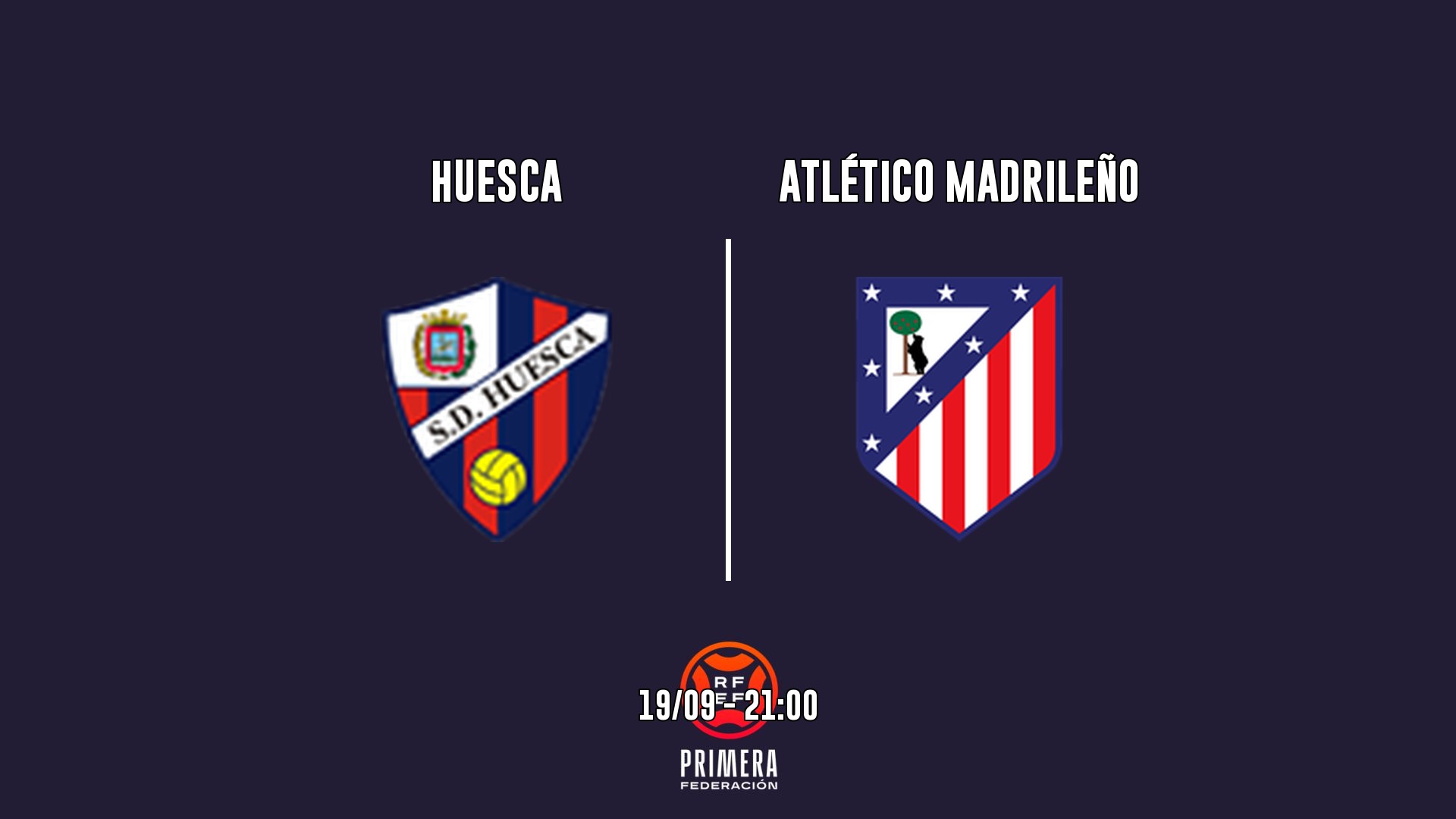 Cartel del partido Atlético Madrileño vs Atlético Madrileño