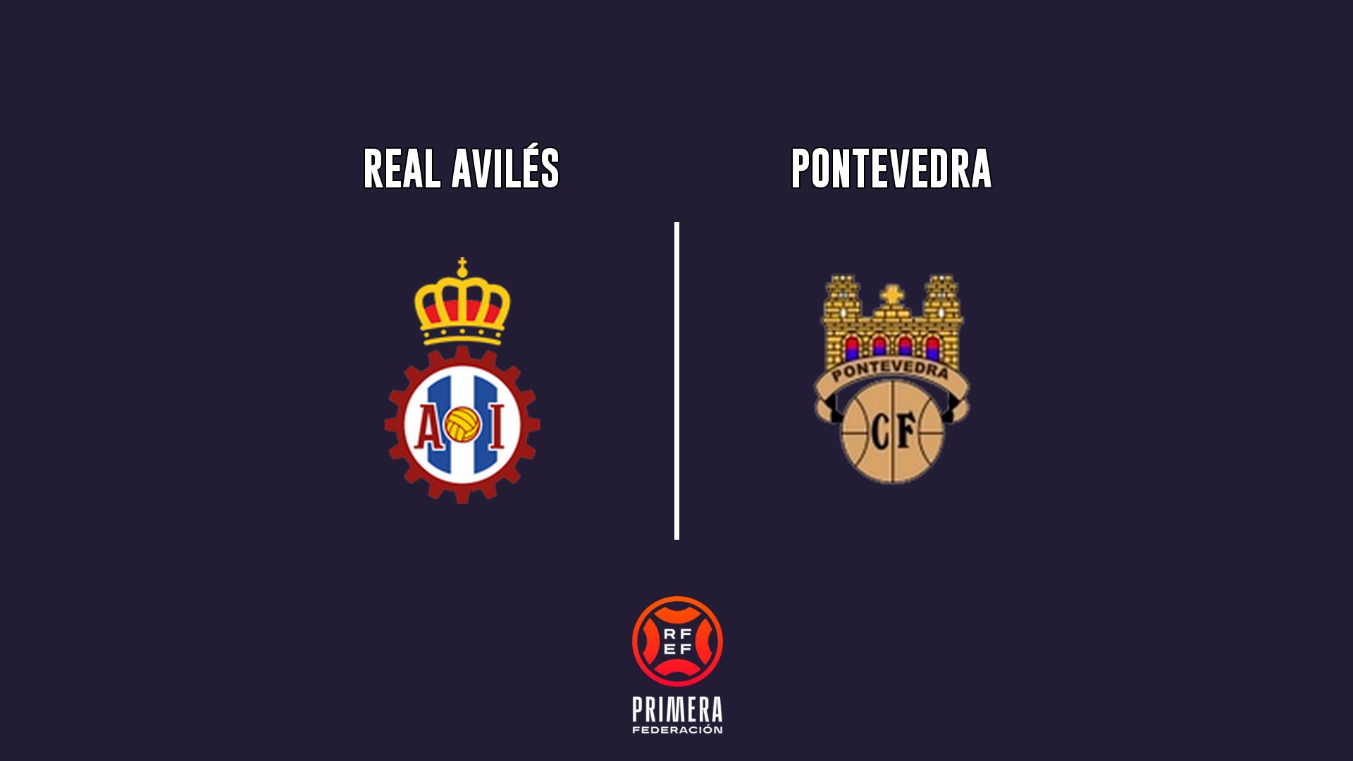 Cartel del partido Pontevedra vs Pontevedra