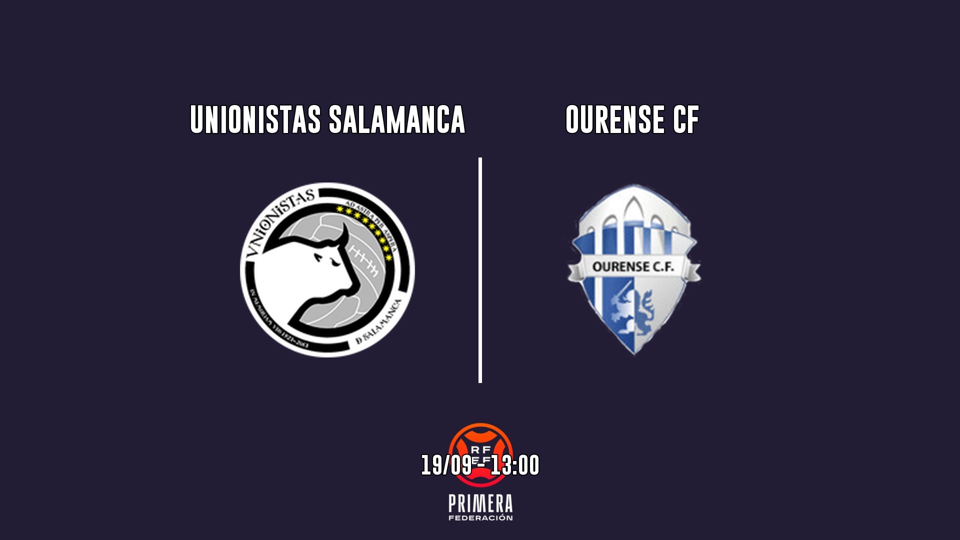 Cartel del partido UD Ourense vs Ourense CF